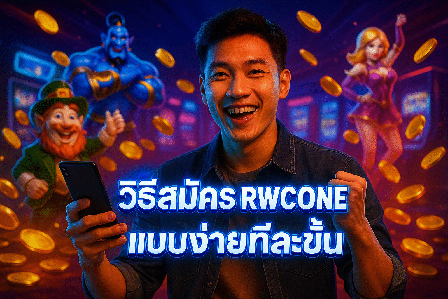 วิธีสมัคร RWCONE แบบง่ายทีละขั้น