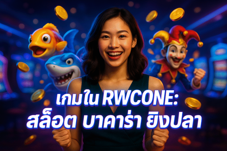 เกมใน RWCONE: สล็อต บาคาร่า ยิงปลา