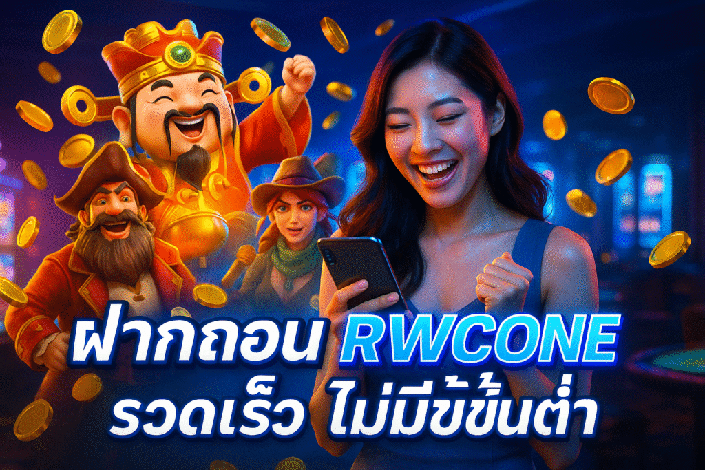 ฝากถอน RWCONE รวดเร็ว ไม่มีขั้นต่ำ