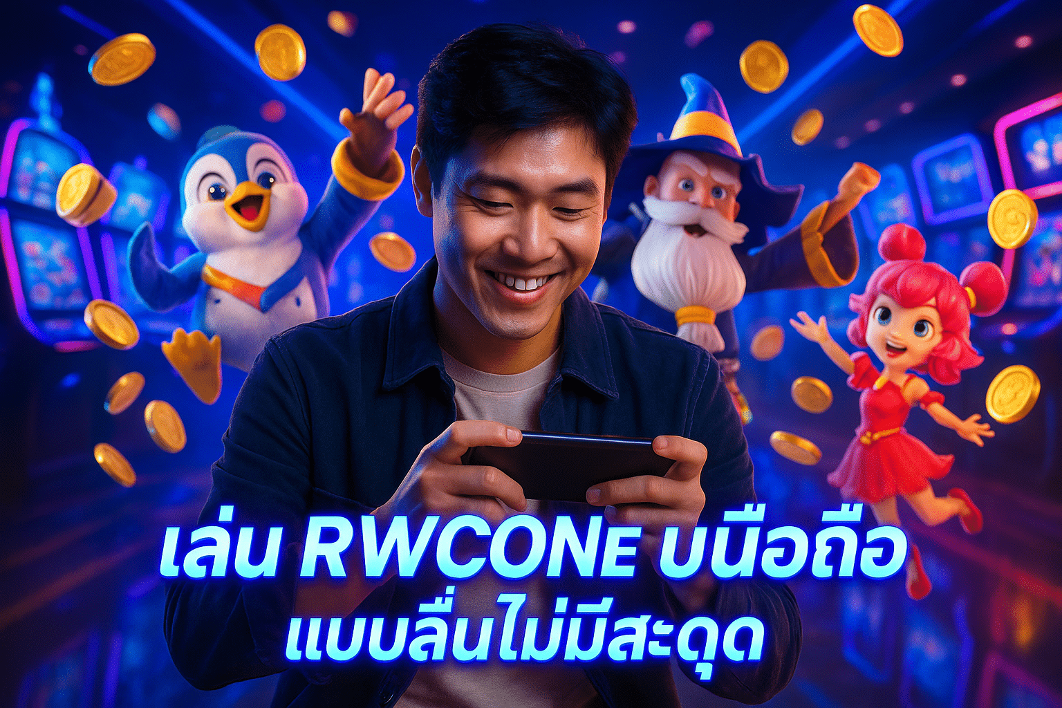 เล่น RWCONE บนมือถือ แบบลื่นไม่มีสะดุด