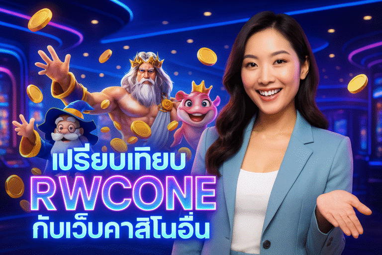 เปรียบเทียบ RWCONE กับเว็บคาสิโนอื่น